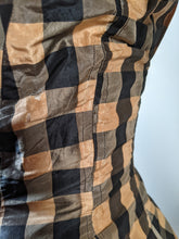 Load image into Gallery viewer, c. 1870s Silk Taffeta Check Bodice | Study + Display