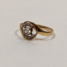 Load image into Gallery viewer, c. 1910s 18k Gold + Platinum Diamond Ring