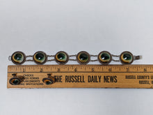 Load image into Gallery viewer, 1890s-1900s Silver Operculum Bracelet + Earrings