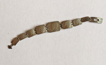 Load image into Gallery viewer, 1940s WWII Trench Art Silver Coin Bracelet