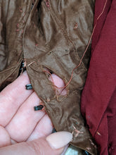 Load image into Gallery viewer, 1890s Burgundy Gigot Sleeve Bodice | Study + Display
