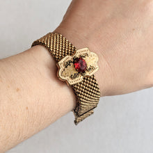 Load image into Gallery viewer, 1870s-1880s Gold Filled Mesh Bracelet