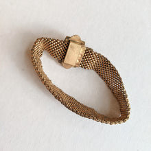 Load image into Gallery viewer, 1870s-1880s Gold Filled Mesh Bracelet