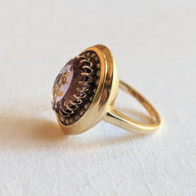 Load image into Gallery viewer, c. 1870s-1880s 14k Amethyst Rose of Sharon Ring