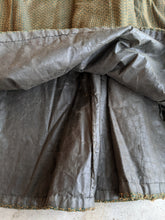 Load image into Gallery viewer, 1890s Green + Gold Dress | Includes extra fabric