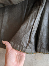 Load image into Gallery viewer, 1890s Green + Gold Dress | Includes extra fabric