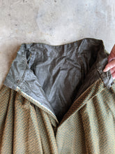 Load image into Gallery viewer, 1890s Green + Gold Dress | Includes extra fabric