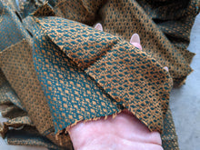Load image into Gallery viewer, 1890s Green + Gold Dress | Includes extra fabric