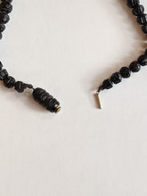 Load image into Gallery viewer, c. 1860s Carved Jet Bead Necklace