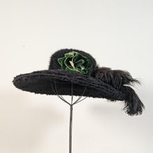 Load image into Gallery viewer, 1900s Beaver Hat | Ostrich Feather