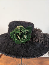 Load image into Gallery viewer, 1900s Beaver Hat | Ostrich Feather