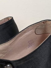 Load image into Gallery viewer, RESERVED | c. 1920s-1930s Black Satin Heels