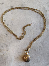 Load image into Gallery viewer, 1890s-1900s Hand Painted Sovereign Case + Chain