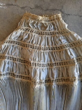 Load image into Gallery viewer, 1900s Ethereal Silk Pleated Dress