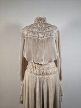 Load image into Gallery viewer, 1900s Ethereal Silk Pleated Dress