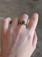 Load image into Gallery viewer, c. 1890s 14k Gold Moon + Star Ring