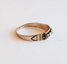 Load image into Gallery viewer, c. 1880s-1890s 14k Gold, Turquoise, Pearl Ring