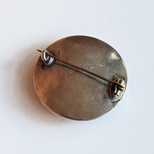 Load image into Gallery viewer, Sterling Silver Victorian Scottish Agate Brooch