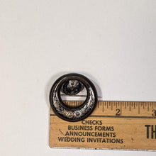 Load image into Gallery viewer, 19th c. Tortoise Shell Pique Brooch