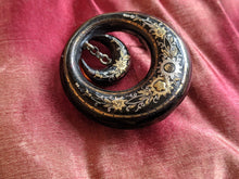 Load image into Gallery viewer, 19th c. Tortoise Shell Pique Brooch