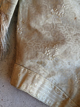 Load image into Gallery viewer, c. 1840s Gold Silk Damask Bodice