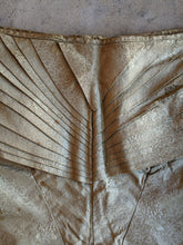 Load image into Gallery viewer, c. 1840s Gold Silk Damask Bodice
