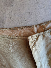 Load image into Gallery viewer, c. 1840s Gold Silk Damask Bodice