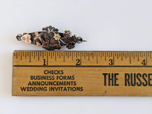 Load image into Gallery viewer, 1901 Sterling Silver + Gold Front Brooch