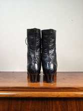 Load image into Gallery viewer, c. 1910s-1920s Black Boots | Approx Sz. 7.5-8