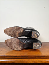 Load image into Gallery viewer, c. 1910s-1920s Black Boots | Approx Sz. 7.5-8