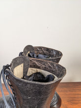 Load image into Gallery viewer, c. 1910s-1920s Black Boots | Approx Sz. 7.5-8
