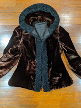 Load image into Gallery viewer, c. 1900s Silk Velvet + Lambsool Jacket