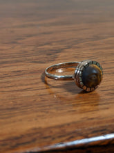 Load image into Gallery viewer, 14k Gold Tiger's Eye Conversion Ring