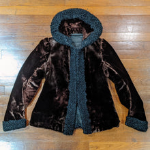 Load image into Gallery viewer, c. 1900s Silk Velvet + Lambsool Jacket