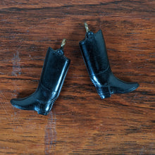 Load image into Gallery viewer, c. 1920s-1930s Compressed Coal Boot Charms