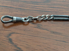 Load image into Gallery viewer, Turn of the Century Silver + Rose Gold Niello Chain | 10.75"