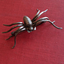 Load image into Gallery viewer, RESERVED | c. Late 19th Century Silver Spider Brooch