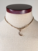 Load image into Gallery viewer, c. 1900s Gold Filled Crescent Moon Conversion Charm