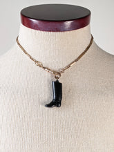 Load image into Gallery viewer, c. 1920s-1930s Compressed Coal Boot Charms