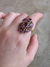 Load image into Gallery viewer, c. 1930s 14k Gold Amethyst Statement Ring | Size 8.5