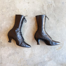 Load image into Gallery viewer, c. 1910s-1920s Louis Heel Boots | Approx Sz. 7.5-8