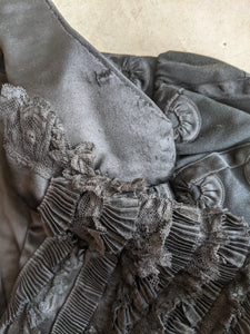 Early 1900s Wool + Silk Bodice or Jacket | Study + Display