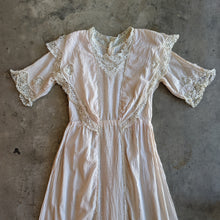 Load image into Gallery viewer, 1910s Pink Cotton Silk Blend Dress | Study + Pattern