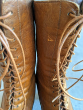 Load image into Gallery viewer, c. 1910s-1920s Two-Tone Brown Boots | Approx Sz 6