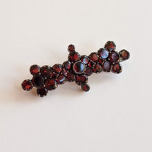 Load image into Gallery viewer, 19th c. Flat Cut Garnet Brooch