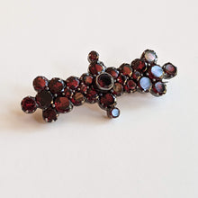 Load image into Gallery viewer, 19th c. Flat Cut Garnet Brooch
