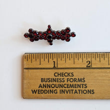 Load image into Gallery viewer, 19th c. Flat Cut Garnet Brooch