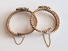 Load image into Gallery viewer, c. 1880s Pair of Gold Filled Stretch Bracelets