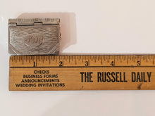 Load image into Gallery viewer, 19th c. Silver Plated Book Vesta Case Pendant
