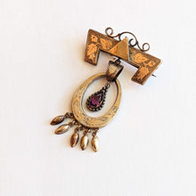 Load image into Gallery viewer, 19th c. Gold Filled Brooch